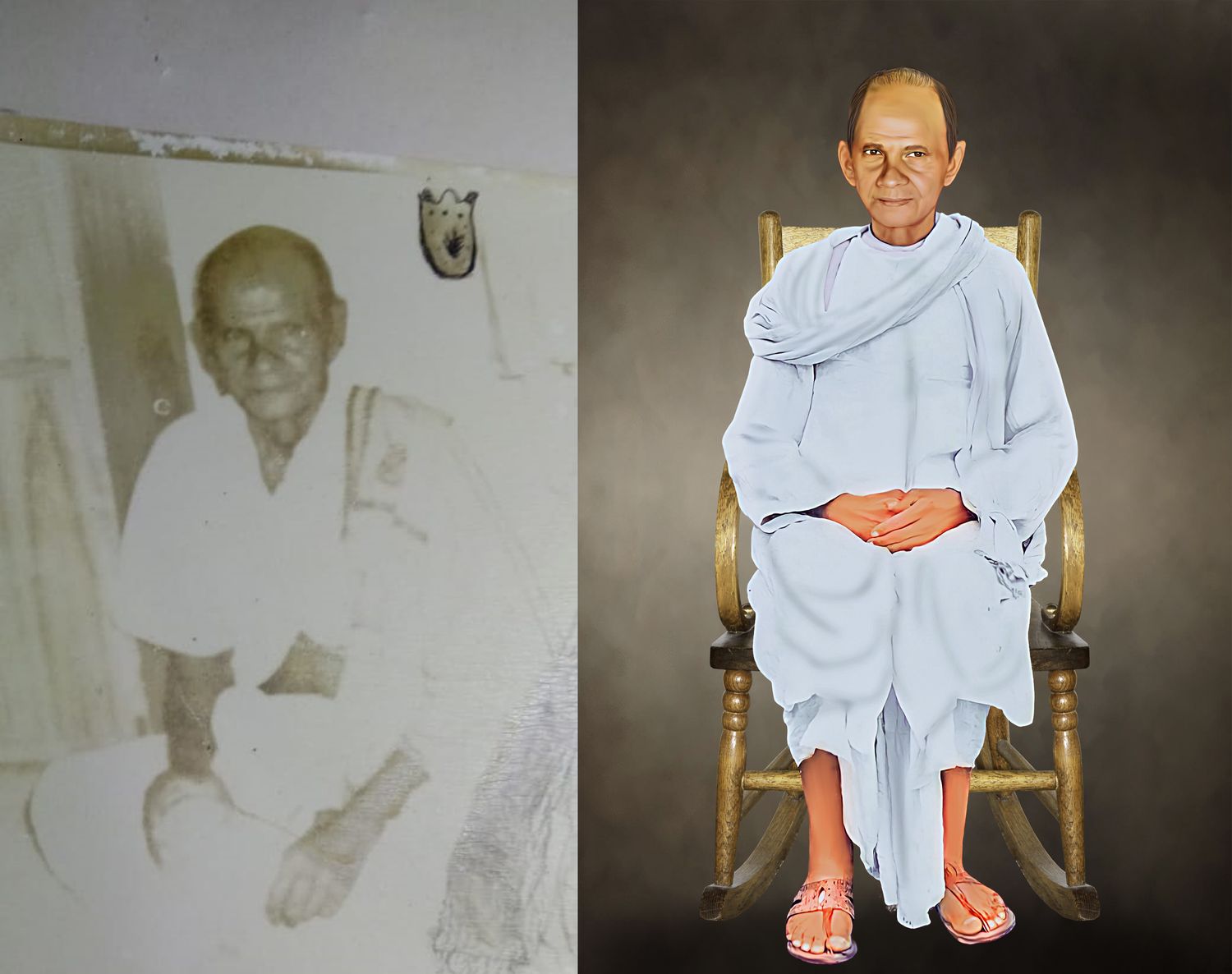 🖌️ Restore Memories, Not Photos Handmade Digital Oil Painting – 8 x 12 Inch (No AI Work)