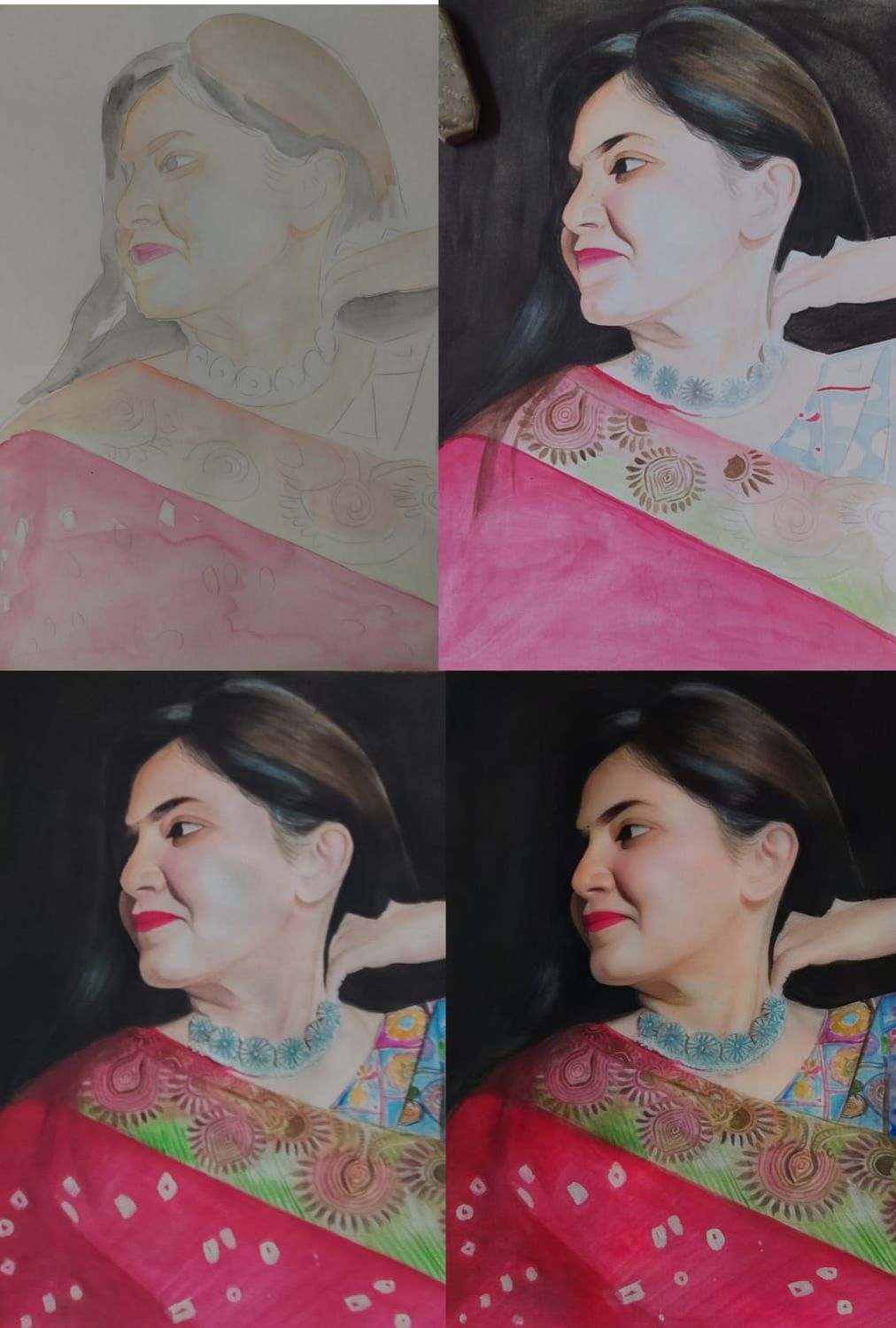 🎨 Real Handmade Oil Painting (12 x 18 Inch) – 100% Painted by Hand, Not AI