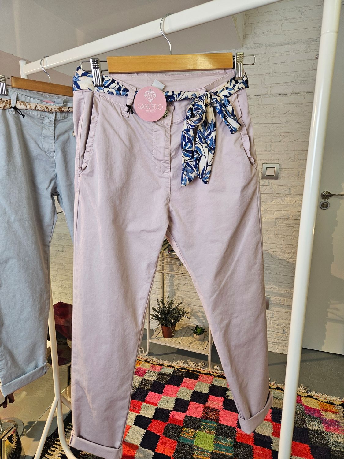 Pantalon Pañuelo Rosa