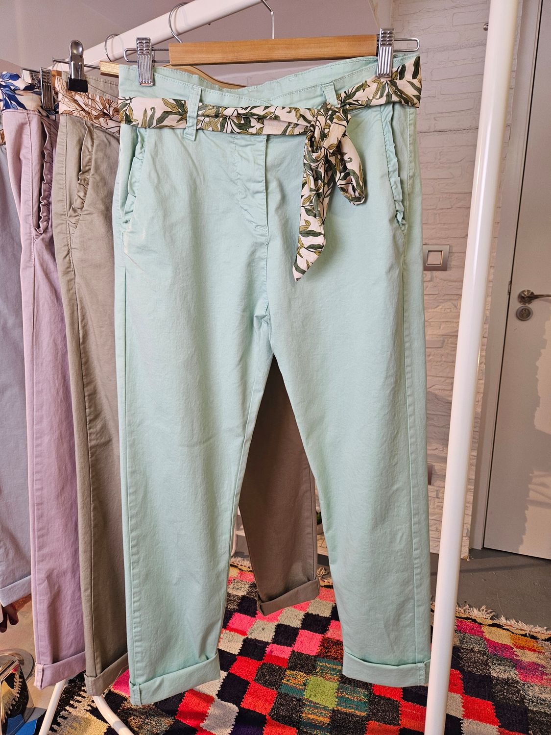 Pantalon Pañuelo Verde