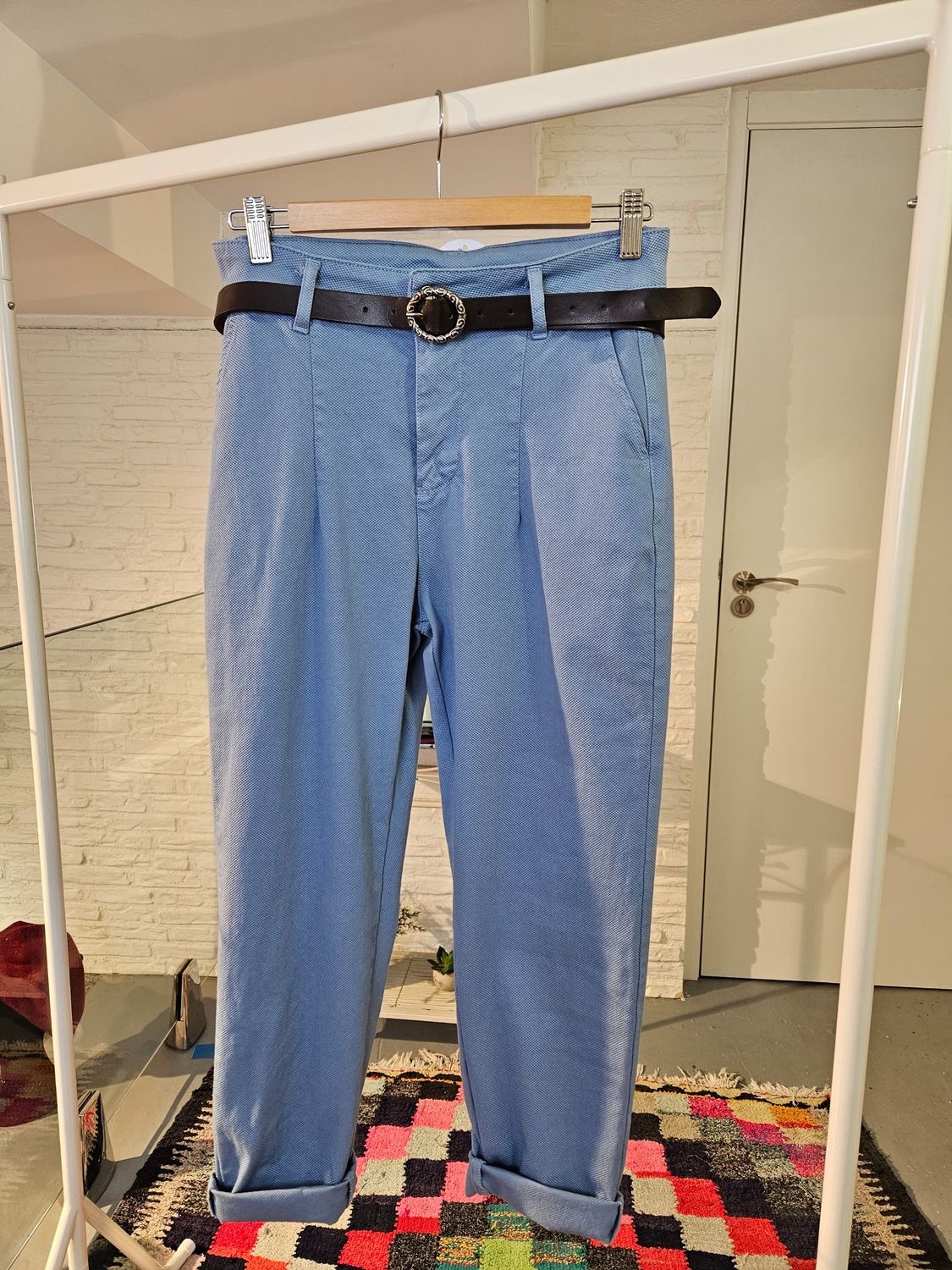 Pantalon Chino Azul