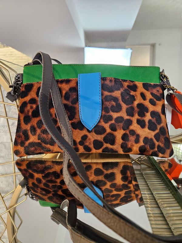 Bolso piel print