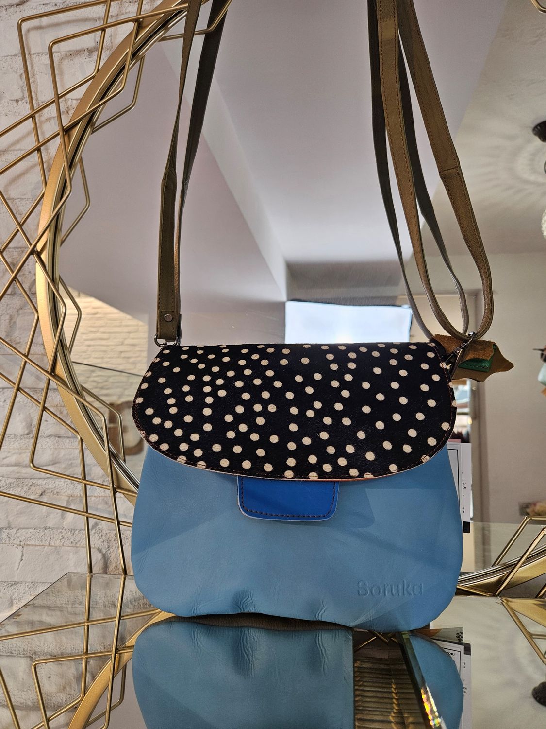 Bolso piel print