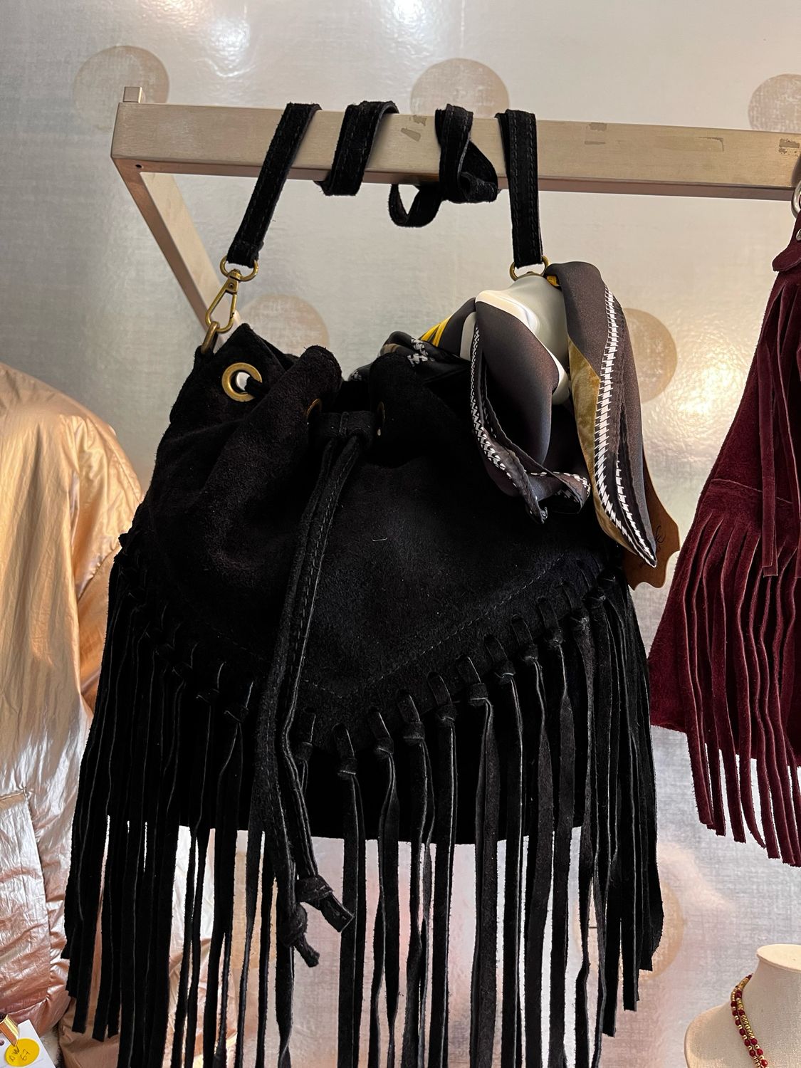 Bolso piel negro