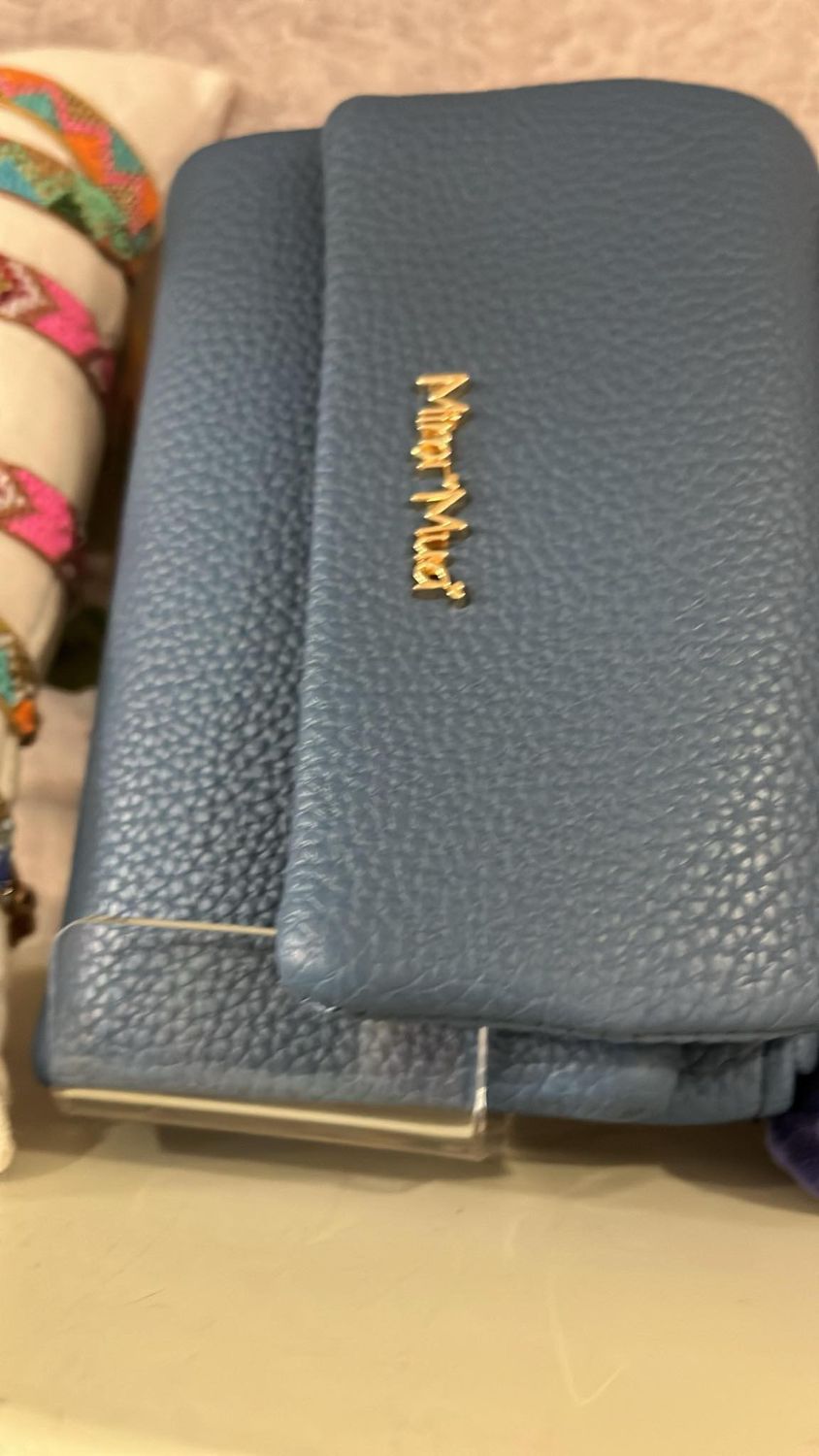 Cartera azul Mimi mua