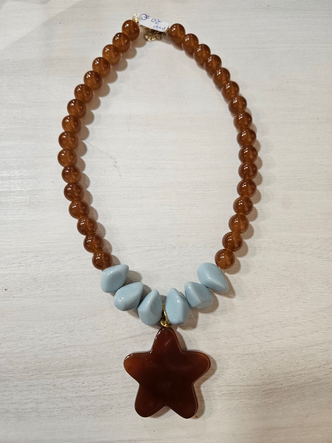 Collar Flor Azul Collar Flor Azul