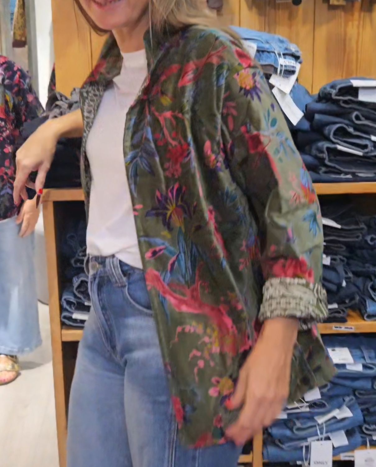 Chaqueta Terciopelo verde