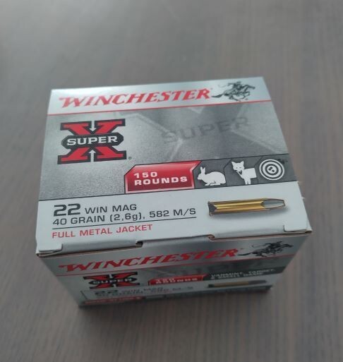 Winchester .22WinMag Super-X FMJ