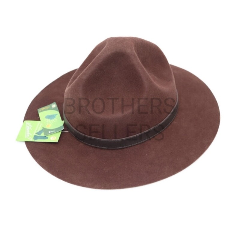 CHAPEAU A QUATRE BOSSES MARRON