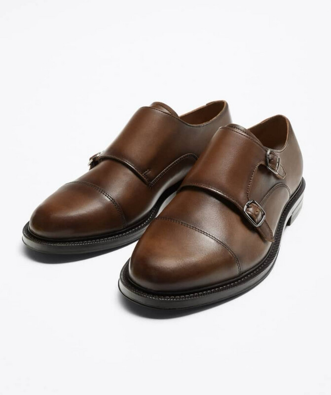 Soulier bi-boucle marron classique