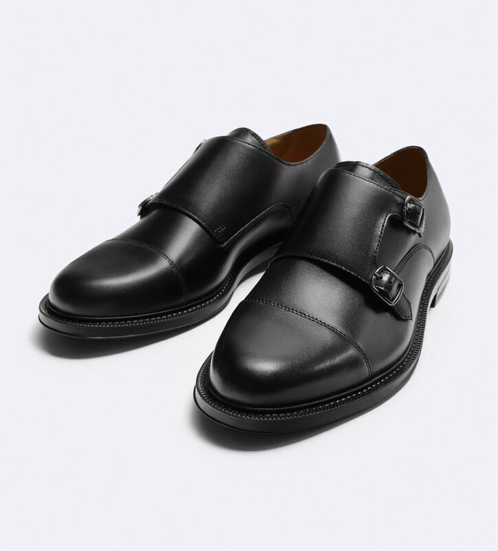 Soulier bi-boucle noir classique