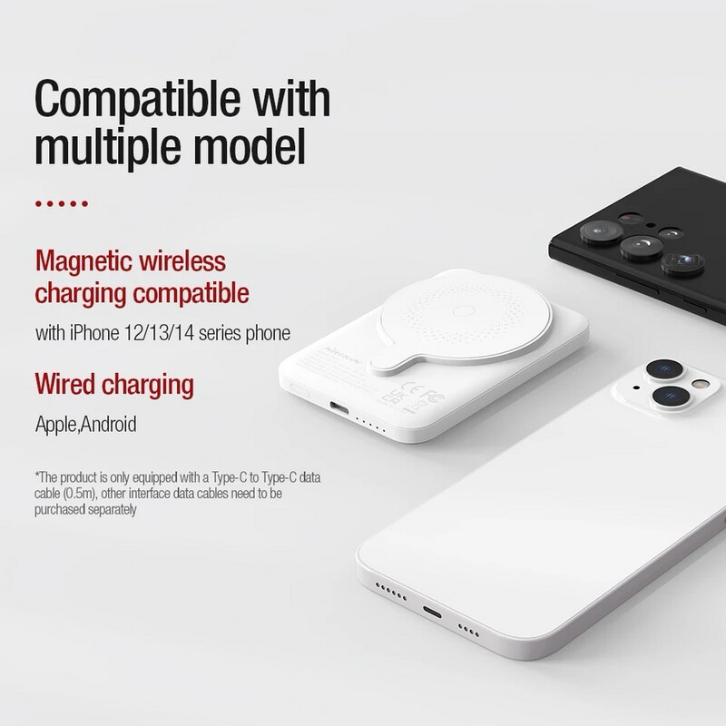 NILLKIN MAGSAFE POWERBANK ( BLANC)