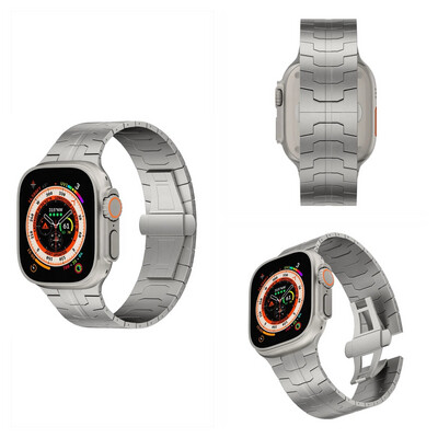 BRACELET DE RECHANGE POUR APPLE WATCH ULTRA 49MM PURE TITANE