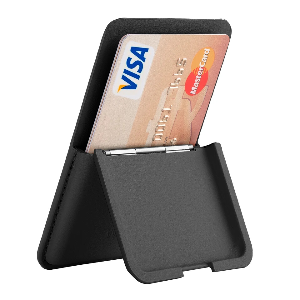 PORTE CARTES WIWU EN CUIR MAGSAFE