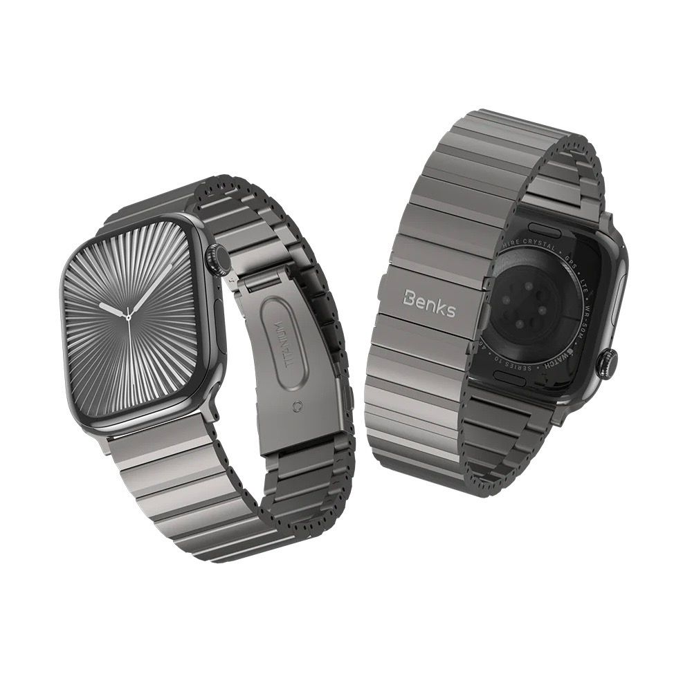 Benks Bracelet AeroTitan Titanium pour Apple watch 42/44/45/49mm