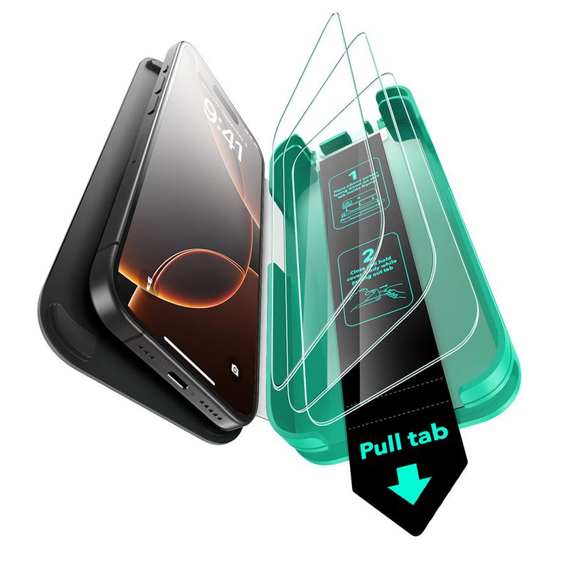 ESR-KIT DEUX (2) DE VERRES TREMPÉS POUR IPHONE 16 PRO MAX /IPHONE 16 PRO