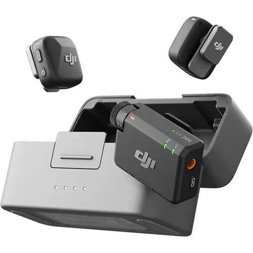 DJI MIC MINI (2 TX + 1 RX + BOÎTIER DE RECHARGE)