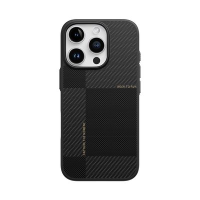 COQUE ROCK EN KEVLAR  POUR IPHONE 16 PRO /16 PRO MAX
