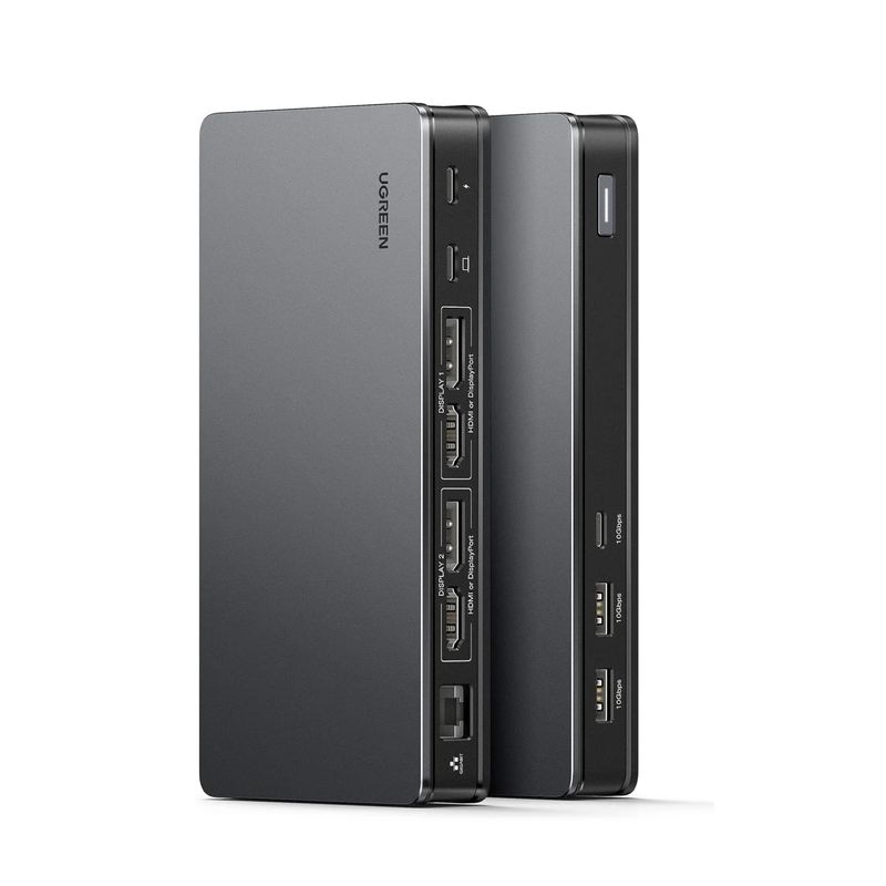 UGREEN Revodok Pro 209 USB C Docking Station d&#39;accueil, DisplayLink 9-en-1 Dual 4K60hz Monitor Dock pour Macbook