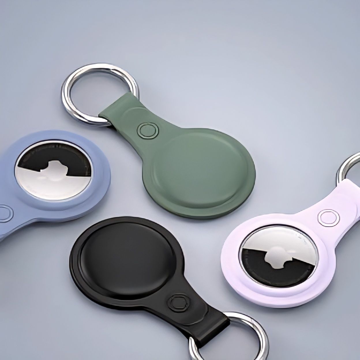 Lot de 4 PORTE-CLÉS  POUR APPLE AIRTAGS ( Airtags Non inclus) 