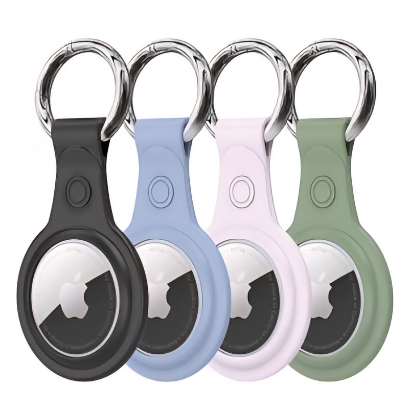 Lot de 4 PORTE-CLÉS  POUR APPLE AIRTAGS ( Airtags Non inclus) 