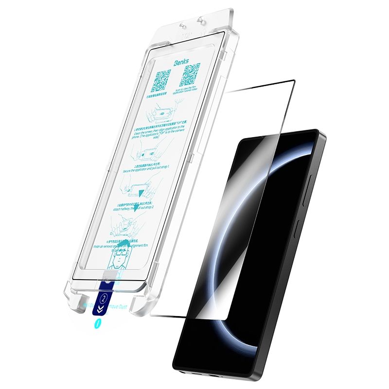 Benks Protection d’écran GlassWarrior Pour Samsung S25 ultra