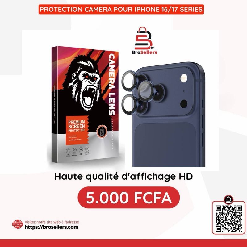 PROTECTION CAMERA IPHONE 17 PRO MAX / IPHONE 17 PRO