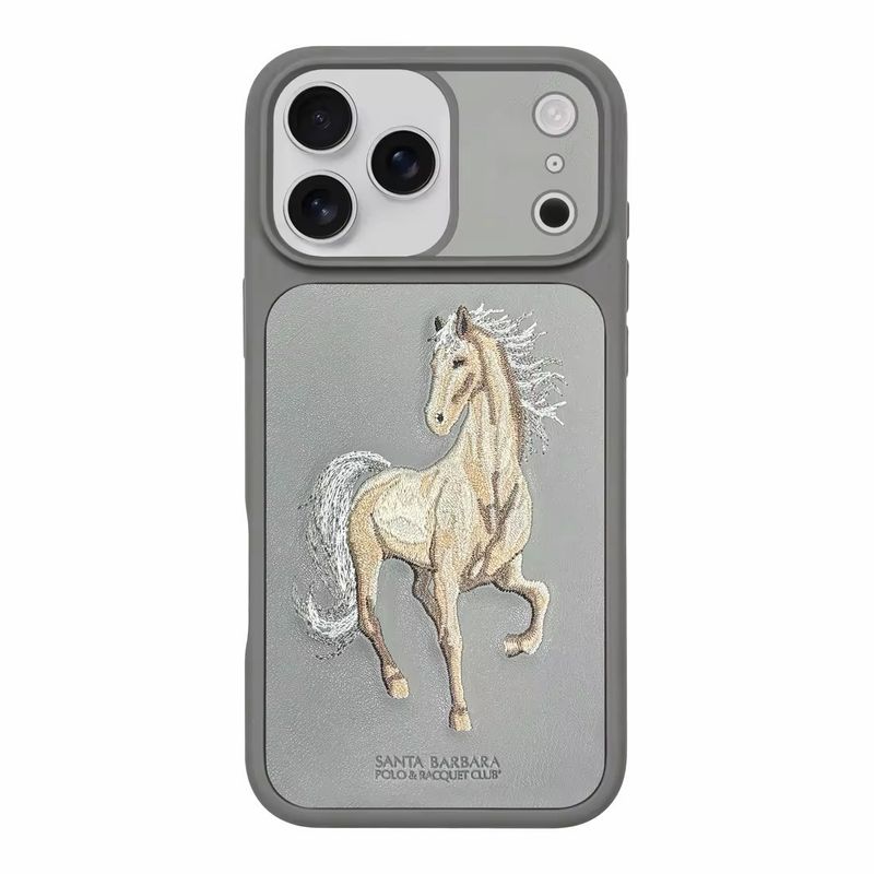 Étui Polo Gris pour iphone 17 pro max