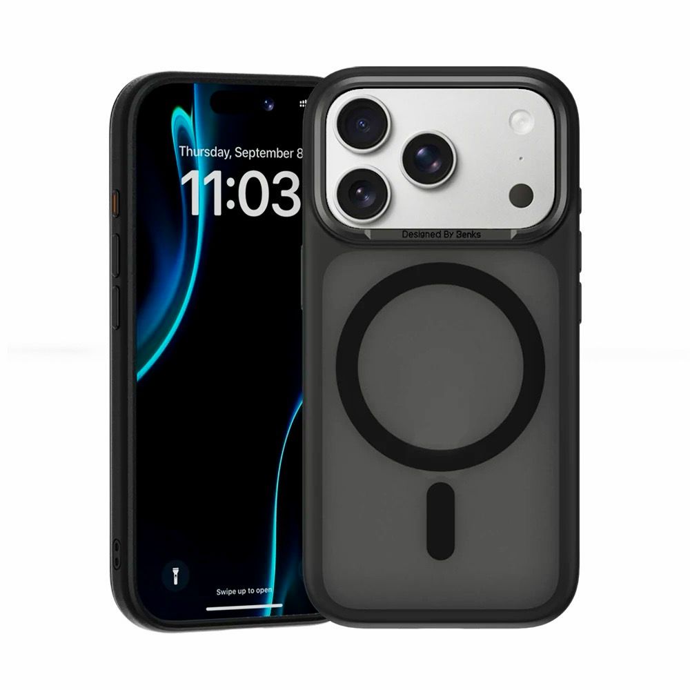 COQUE MIST COMPATIBLE IPHONE 17 PRO MAX-NOIR