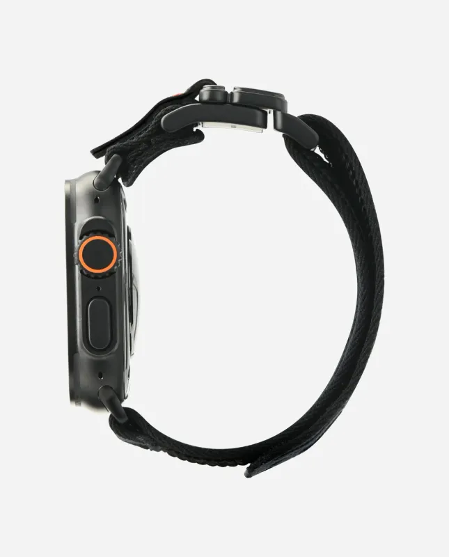 AULUMU C03 Titanium Mag Buckle Quick-Release Band-Black 45/46/49mm