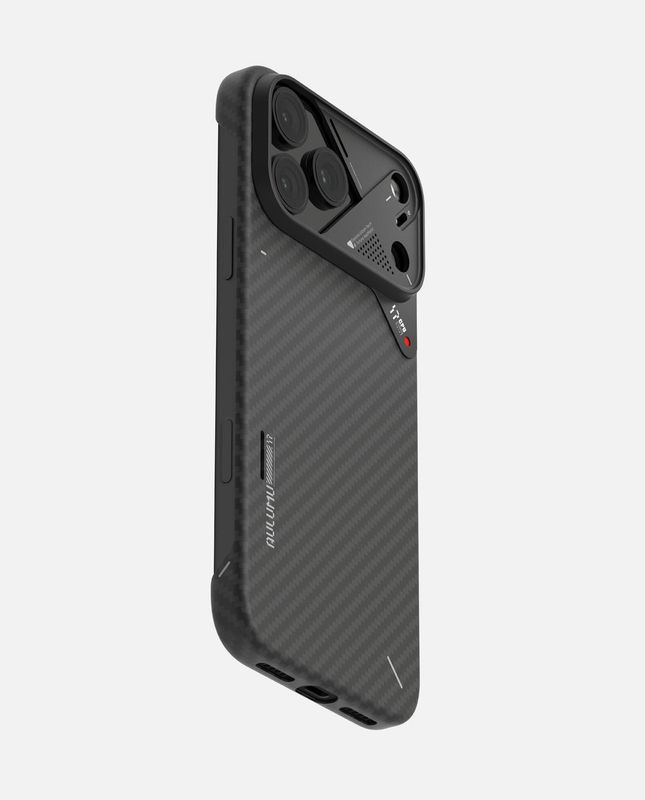 COQUE AULUMU A17 EN FIBRE D'ARAMIDE POUR IPHONE 17 PRO MAX