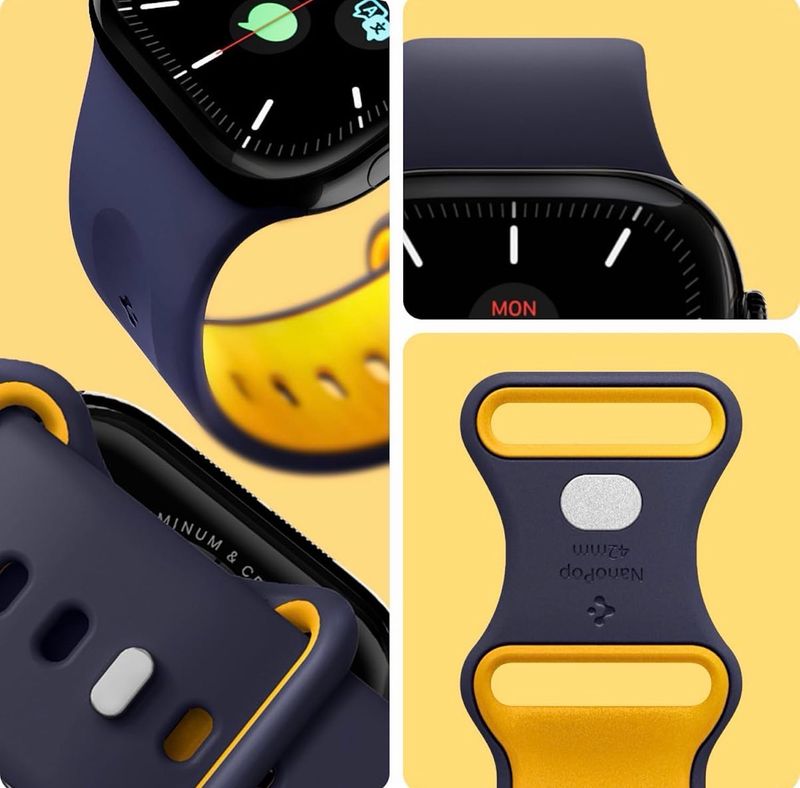 Bracelet Spigen Nano Pop Compatible Apple watch 44/45/46/49mm - Violet