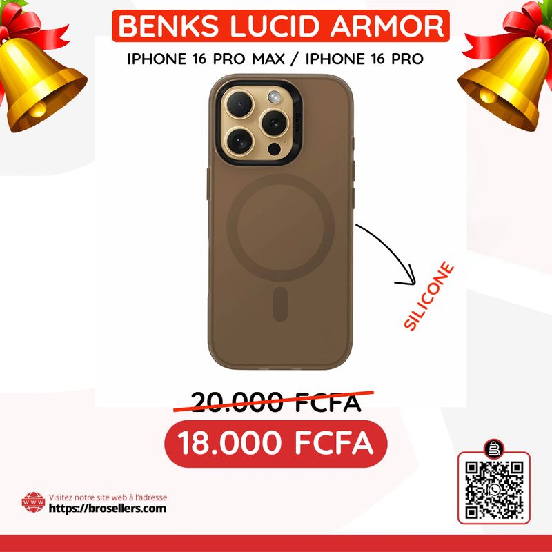 BENKS LUCID ARMOR IPHONE 16 PRO MAX / IPHONE 16 PRO BENKS LUCID ARMOR IPHONE 16 PRO MAX / IPHONE 16 PRO