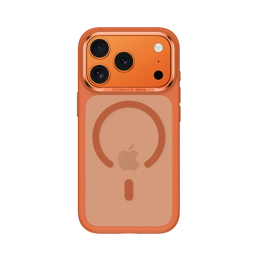 COQUE BENKS MIST COMPATIBLE IPHONE 17 PRO -Orange