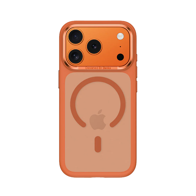 COQUE BENKS MIST COMPATIBLE IPHONE 17 PRO -Orange
