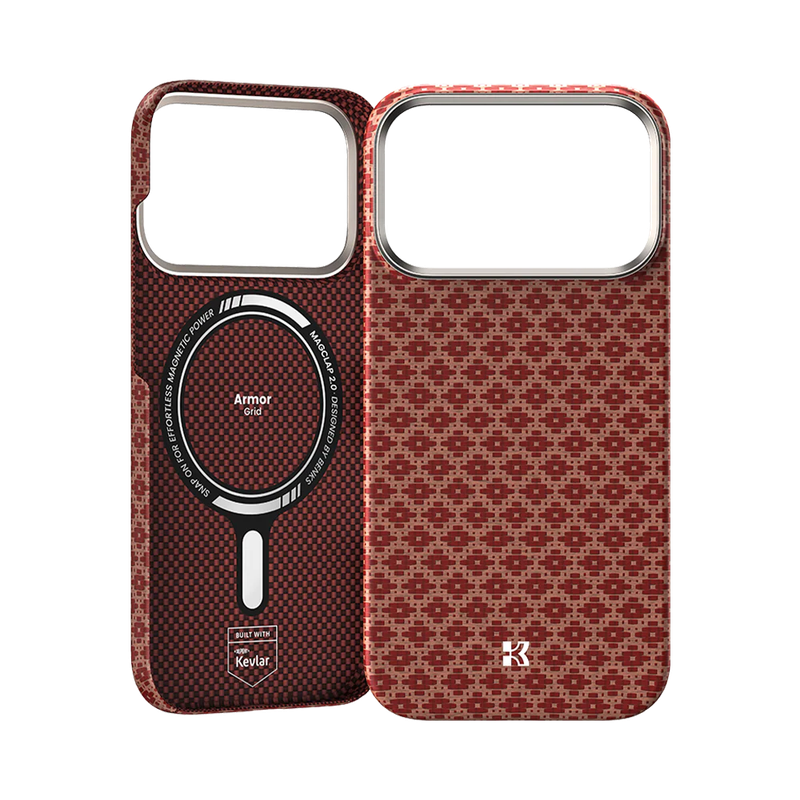 COQUE BENKS ArmorGrid Terra Orange IPHONE 17 PRO MAX