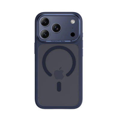 COQUE BENKS MIST COMPATIBLE IPHONE 17 PRO MAX-Bleu