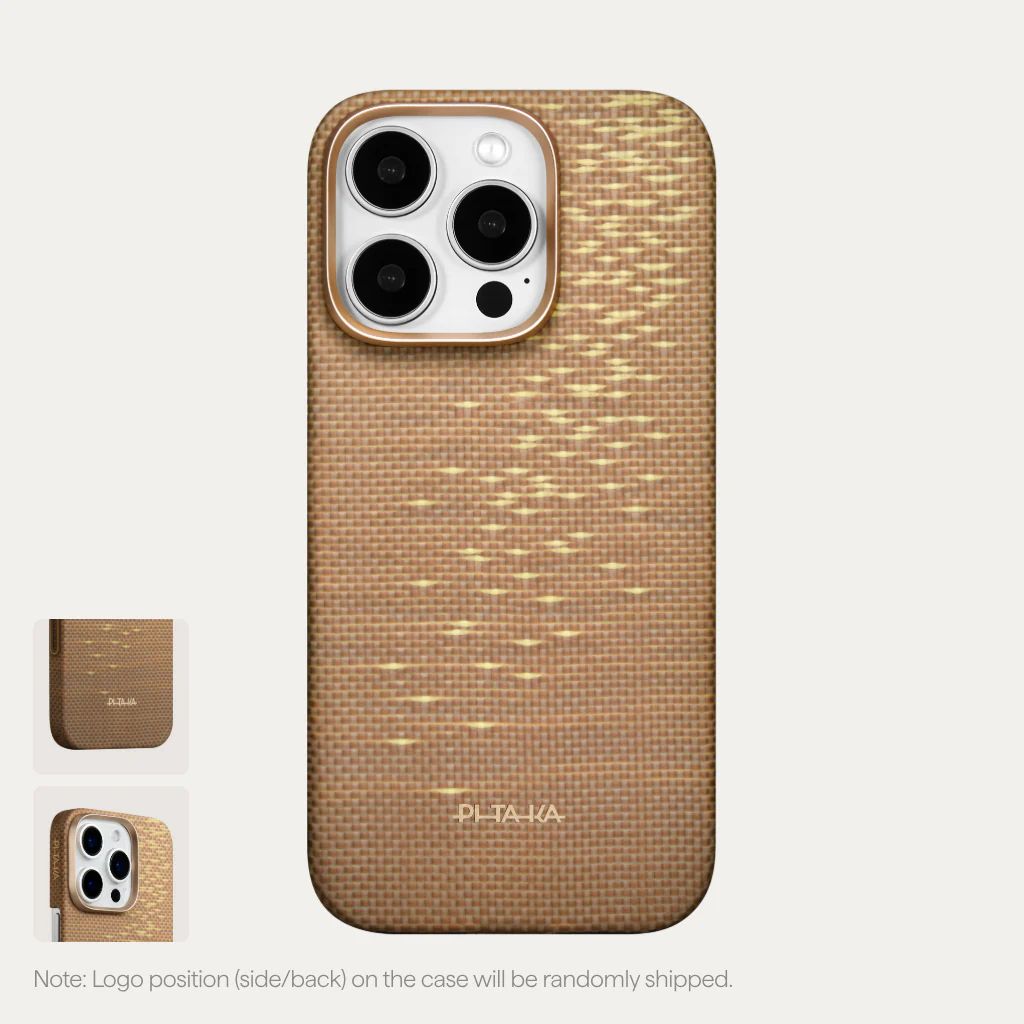 iPhone 16 Pro Max Edge Case Golden Glint (PitaTap™)