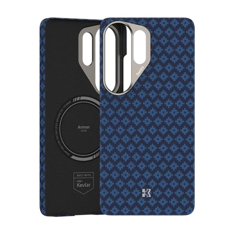 Benks ArmorGrid Air compatible S26 Ultra-Bleu