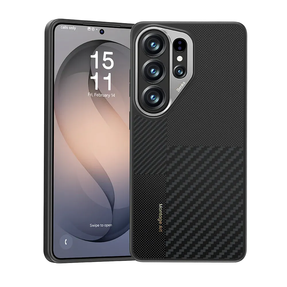 Benks ArmorPro Montage compatible S26 Ultra-Noir