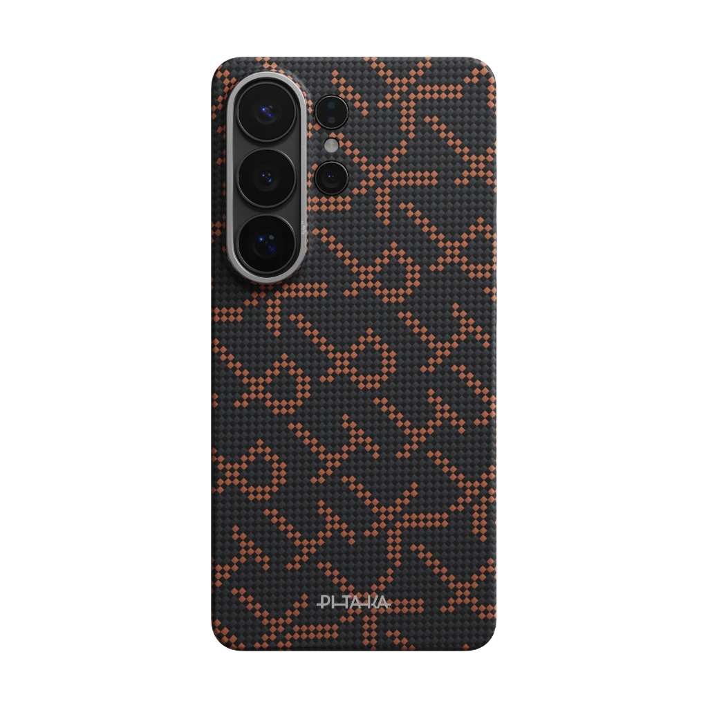 PTK Leaping - Orange Black (Aaron Button) Samsung S26 ultra