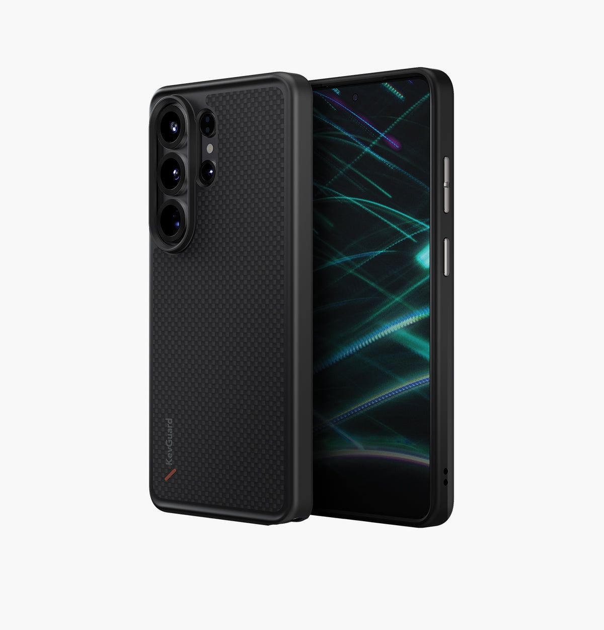 Uniq Coque Keva Tough Aramid  S26 ultra -Noir