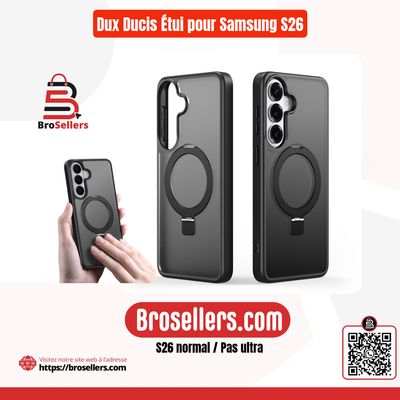 ÉTUI DUX DUCIS POUR SAMSUNG S26(simple) - Noir