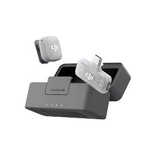 DJI Mic Mini 2 (1 émetteur + 1 récepteur mobile + boîtier de charge), micro sans fil, autonomie de 24 h, ultraléger, idéal pour les vlogs et les streaming