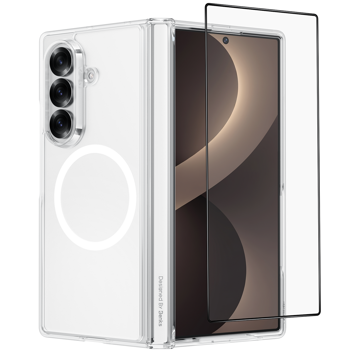 Benks [Grand Combo] Crystal pour Samsung Galaxy Z Fold 8 Ultra