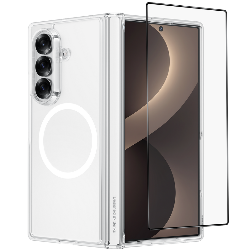 Benks [Grand Combo] Crystal pour Samsung Galaxy Z Fold 8 Ultra