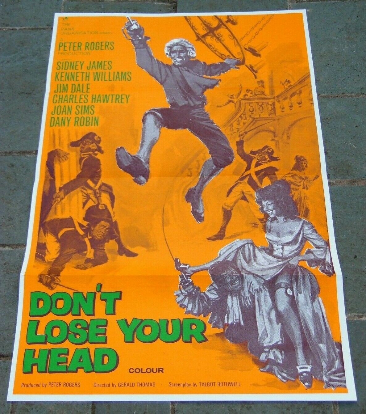 &quot;Carry On Don&#39;t Lose Your Head&quot; Original UK Re-issue One-Sheet Cinema Poster