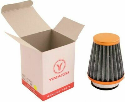 Air Filter - 44mm to 46mm, Conical, Tall Stack (80mm), 2 Stroke, Yimatzu Brand, Gold (60P1190GD)