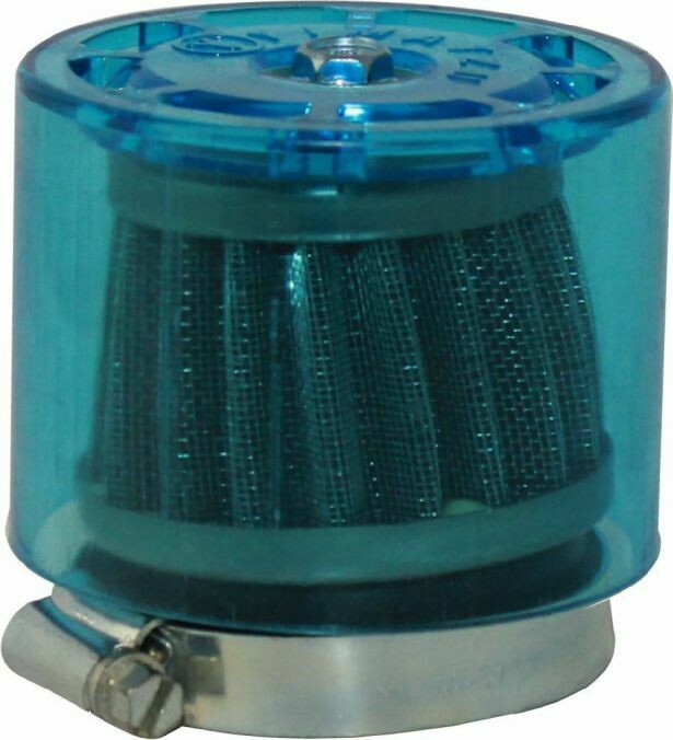Air Filter - 44mm to 46mm, Conical, Waterproof, Straight, Yimatzu Brand, Blue (60A1380BU)