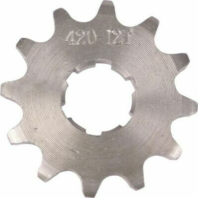 Sprocket - Front, 12 Tooth, 420 Chain, 20mm Hole